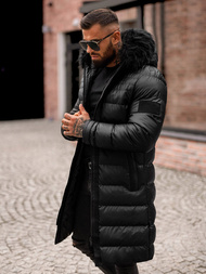 Geacă bărbați neagră OZONEE O/M801Z