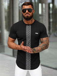 Tricou bărbați negru OZONEE O/B1211