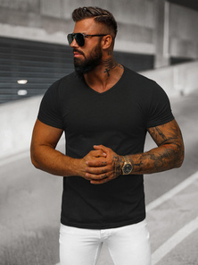 Tricou bărbați negru OZONEE JS/712007Z