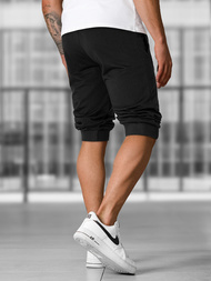 Pantaloni scurți sport bărbați negri OZONEE JS/XW07/3Z