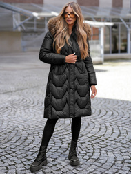Geacă de iarnă damă neagră OZONEE O/5M3229/392
