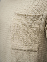 Tricou bărbați bej OZONEE O/Y960T