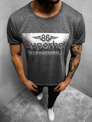 Tricou bărbați negru OZONEE JS/KS2056Z