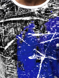 Tricou bărbați albastru OZONEE JS/SS10929