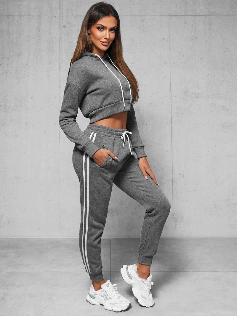 Trening dama doua piese antracit OZONEE JS/8C67/5