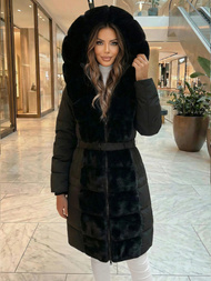 Geacă de femei neagra OZONEE JS/5M3158/392Z