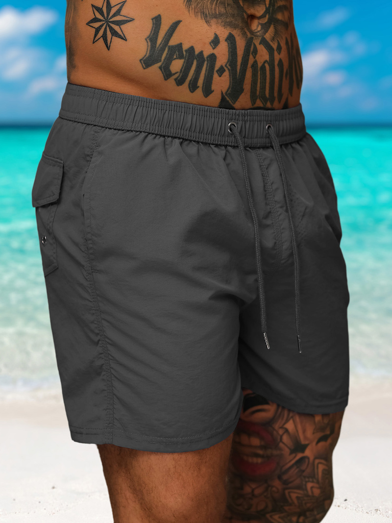 Pantaloni scurti de baie bărbați antracit OZONEE JS/XL018/5