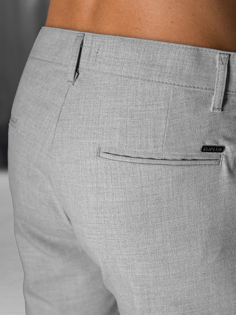 Pantaloni scurti chino bărbați gri OZONEE DJ/4400