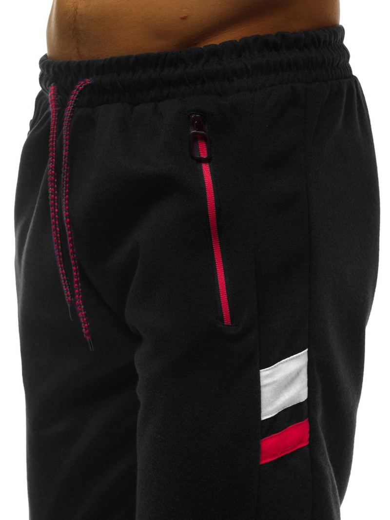 Pantaloni de trening bărbaţi negri OZONEE JS/JZ11025Z