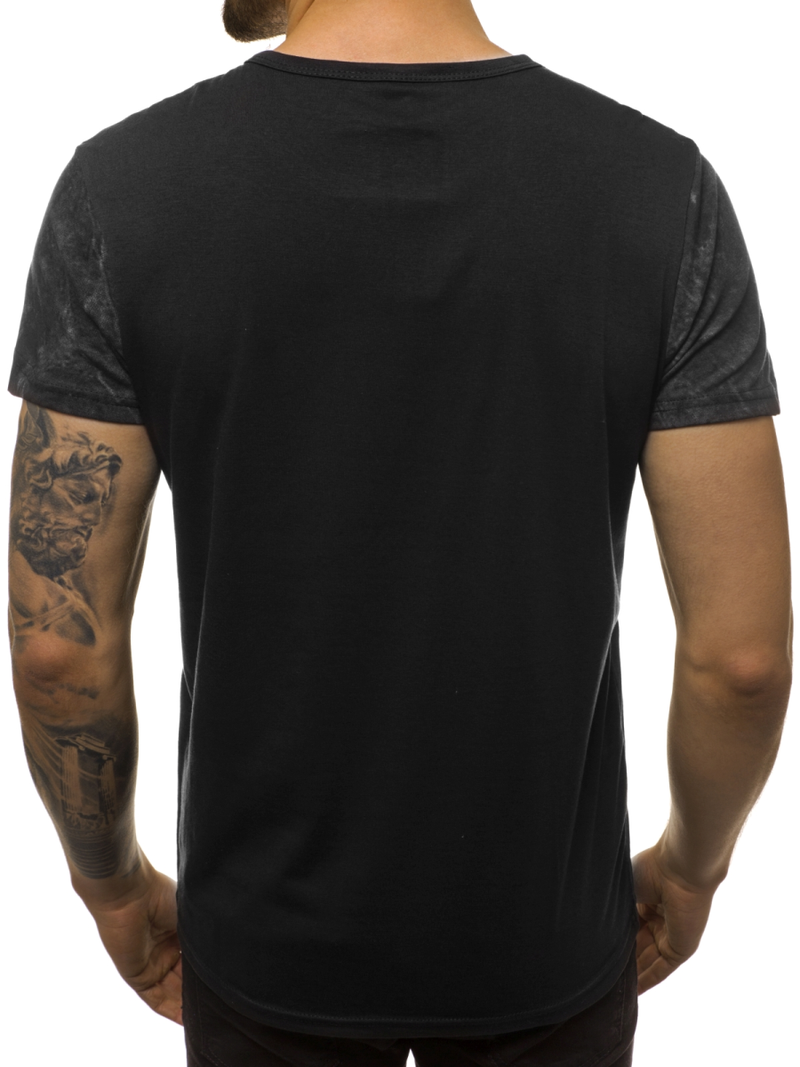 Tricou bărbați negru OZONEE JS/SS10925