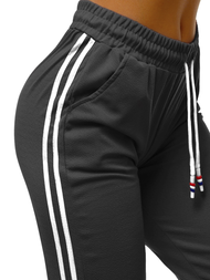 Pantaloni de training femei antracit OZONEE JS/1020/A2