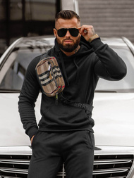 Compleu sport bărbaţi negru OZONEE JS/68C10381/3Z