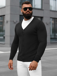 Pulover bărbați negru OZONEE NB/MM6006/4Z