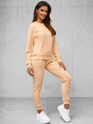 Compleu dama din catifea somon OZONEE O/8C1173/150Z