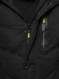 Geacă bărbați neagră OZONEE JS/5M3137/392