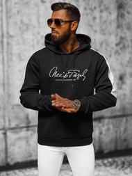 Hanorac bărbați negru OZONEE JS/3B572