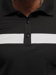 Tricou polo bărbați negru OZONEE NB/MT3108