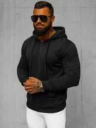 Hanorac bărbați neagră OZONEE JS/2008Z