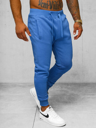 Pantaloni de trening bărbaţi albaștri OZONEE JS/XW01Z