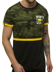 Tricou bărbați verde OZONEE JS/SS10982