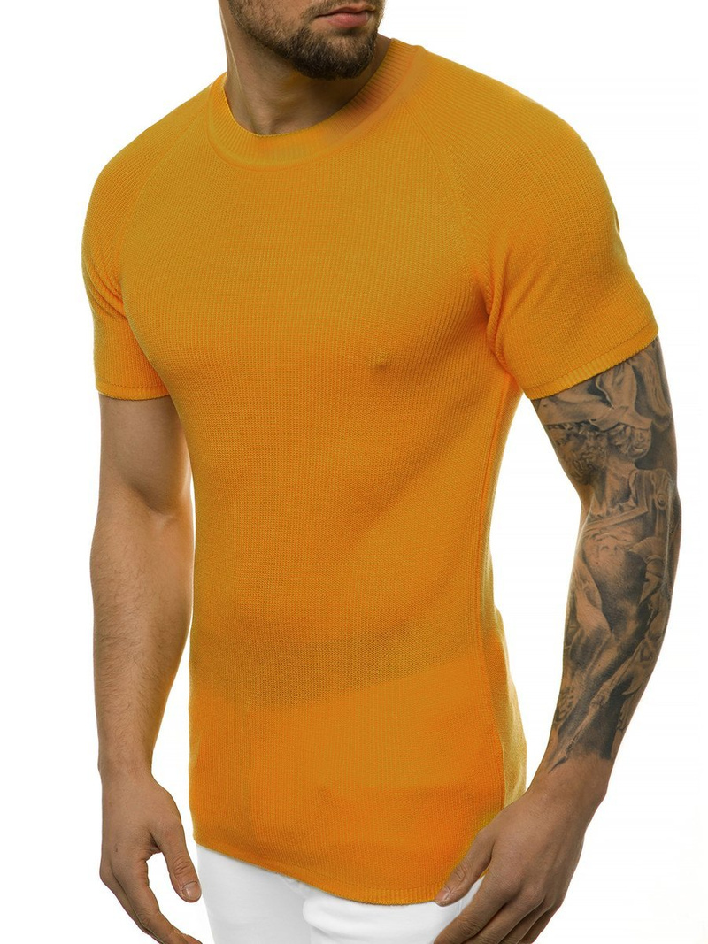 Pulover bărbați albastru camel OZONEE L/2474