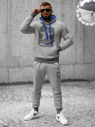 Compleu sport bărbaţi gri OZONEE JS/8C59/2
