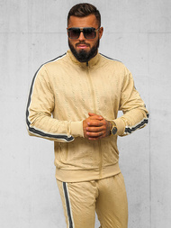 Compleu sport bărbaţi bej OZONEE O/3C101/2