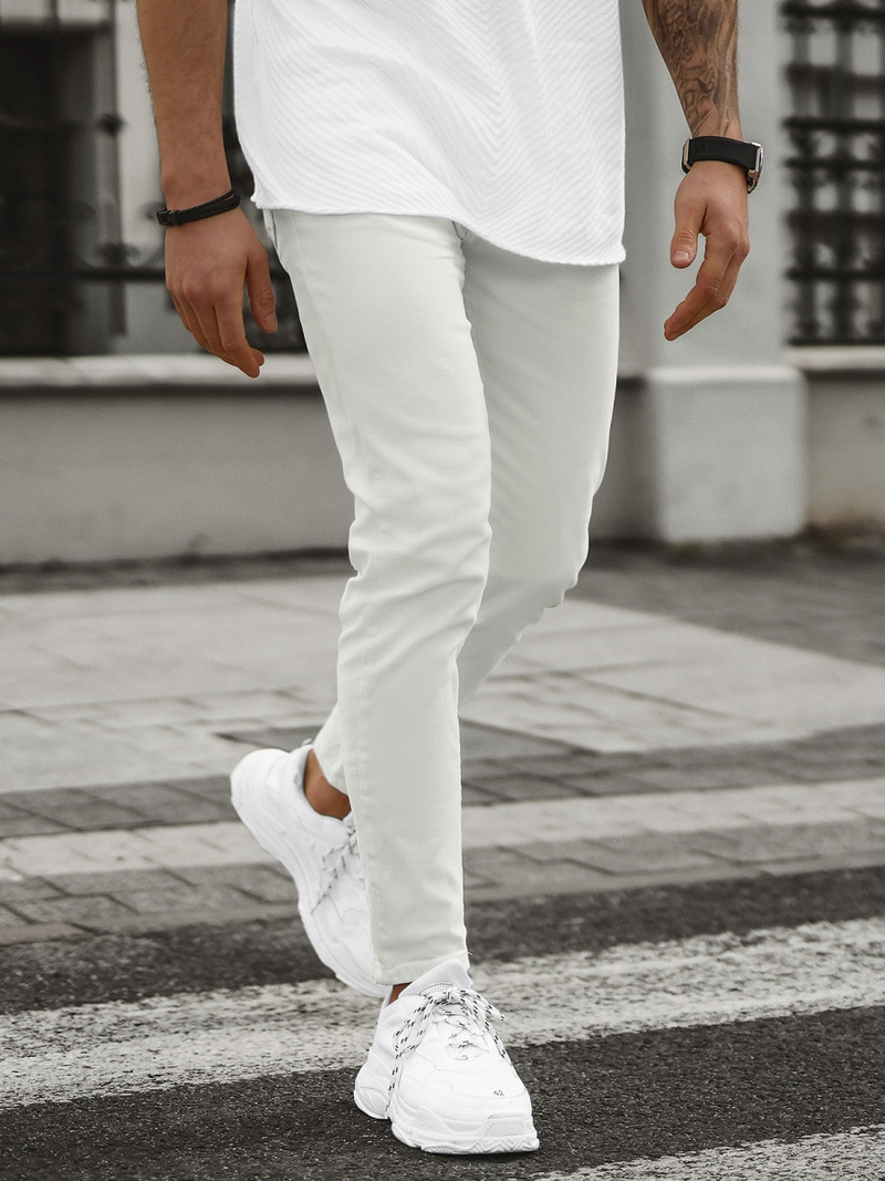 Blugi bărbaţi écru OZONEE E/5171/01