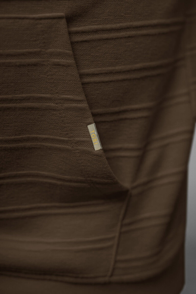 Hanorac bărbați maro OZONEE O/TB2272