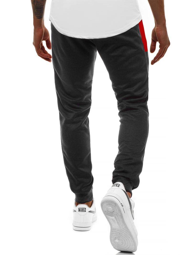 Pantaloni de trening bărbaţi negri OZONEE JS/JZ11021