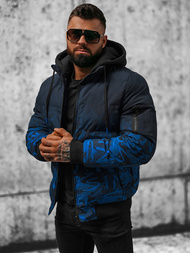 Geacă bărbați albastru marin OZONEE JS/27M8102