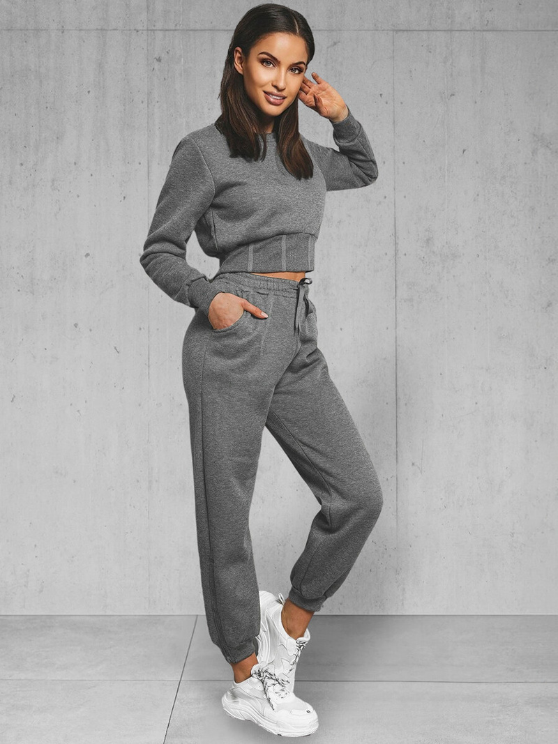 Trening dama doua piese antracit OZONEE JS/8C78/5