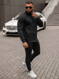 Compleu sport bărbaţi negru OZONEE JS/68C10385/3Z