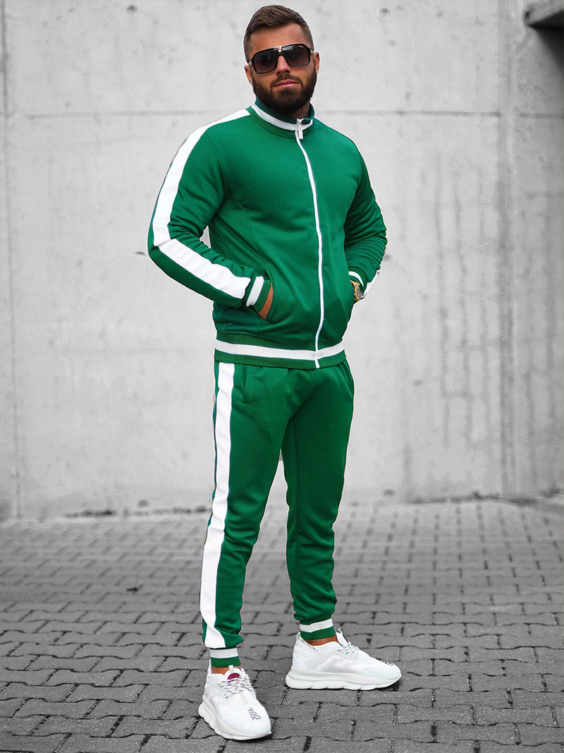 Compleu sport bărbaţi verde OZONEE JS/8C99/22AZ