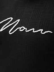 Tricou bărbați negri OZONEE O/QS11628