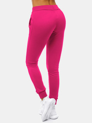 Pantaloni de training femei roz OZONEE JS/CK01