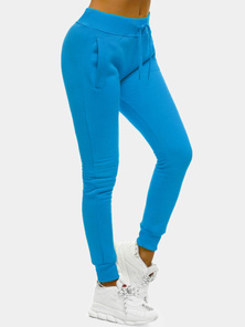 Pantaloni de training femei albastru aprins OZONEE JS/CK01/36