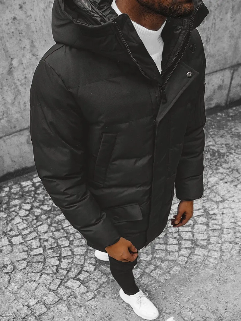 Geacă bărbați neagră OZONEE JS/M790/392