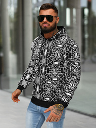 Hanorac bărbați negru OZONEE JS/8B1236/3