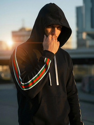 Hanorac bărbați negru OZONEE JS/8B1731/3