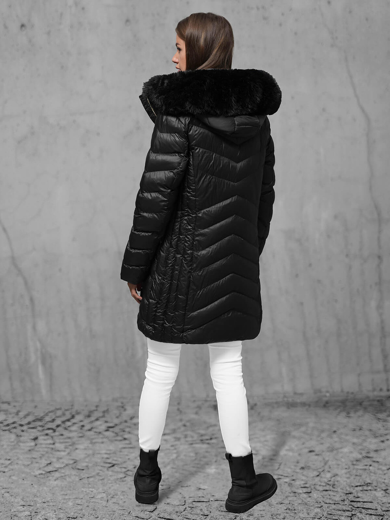 Geacă damă neagra OZONEE JS/5M3162/392