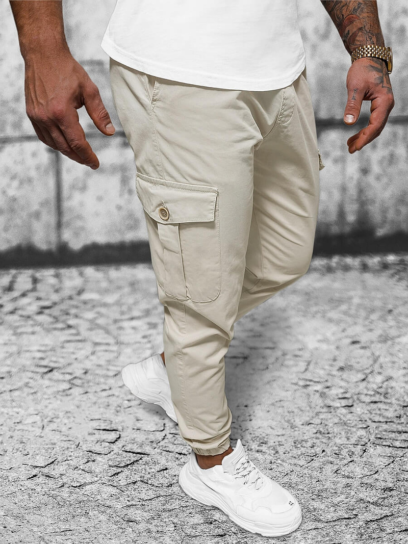 Pantaloni jogger Bărbaţi gri OZONEE O/PAN23023