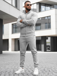 Compleu sport bărbaţi gri OZONEE JS/68C10385/2