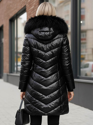 Geacă de femei neagră OZONEE JS/16M9100/392Z