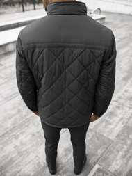 Jachetă de primăvară bărbați neagră OZONEE JS/22M11/1