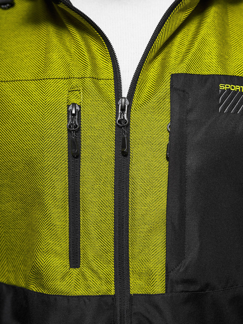 Jachetă bărbați neagră OZONEE JS/22M311/392