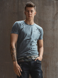 Tricou bărbați antracit OZONEE O/1115