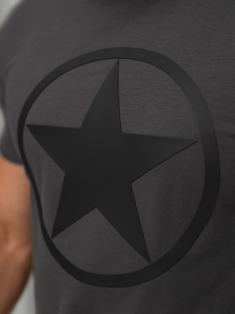 Tricou bărbați antracit OZONEE NB/MT3151