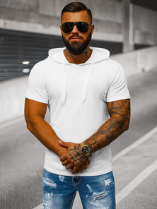 Tricou bărbați alb OZONEE JS/8T89/1