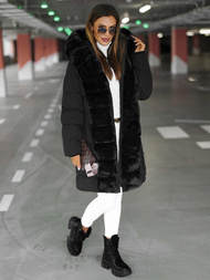 Geacă de femei neagra OZONEE JS/5M3158/392Z